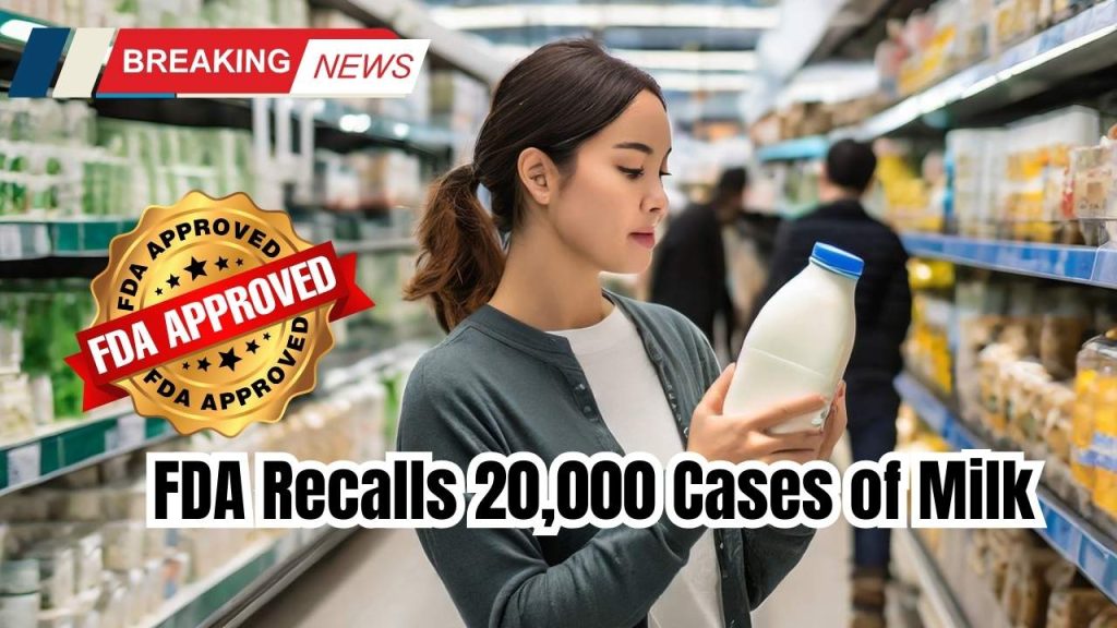 FDA Recalls 20,000 Cases of Milk 