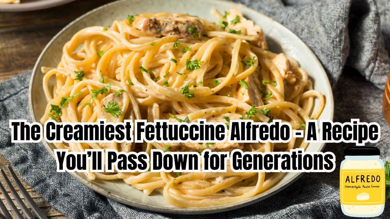 The Creamiest Fettuccine Alfredo – A Recipe You’ll Pass Down for Generations